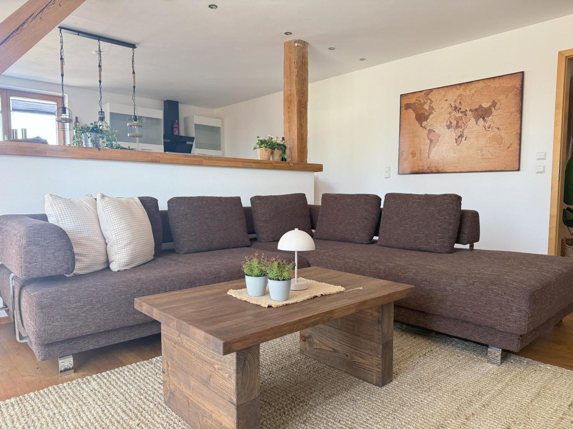 Fe Wo Brunnen - 120 Qm - Ruhige Lage - Viel Natur- Komfortabel - Grosser Balkon Und Garten เมมมิงเงน ภายนอก รูปภาพ